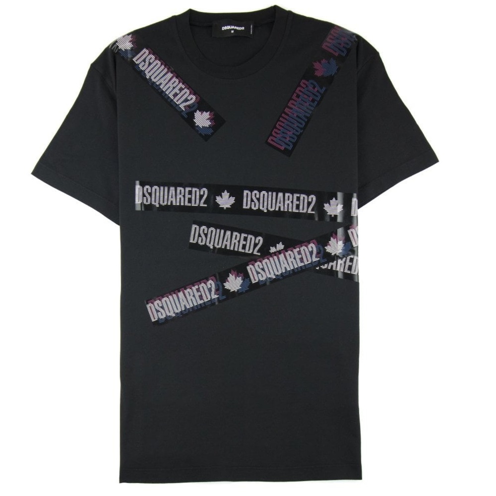 Dsquared2 Logo Tape T-shirt Black 900